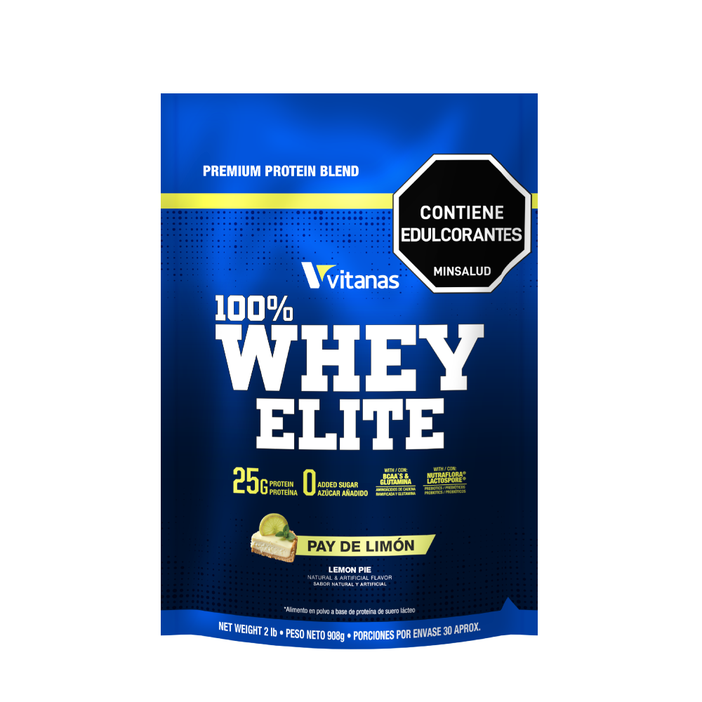 100% PROTEÍNA WHEY - WHEY ELITE 2 LB