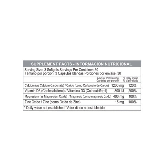 CAL-MAG-ZINC PLUS VD3 90 SOFTGLS
