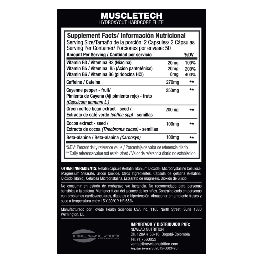 HYDROXYCUT HARDCORE ELITE