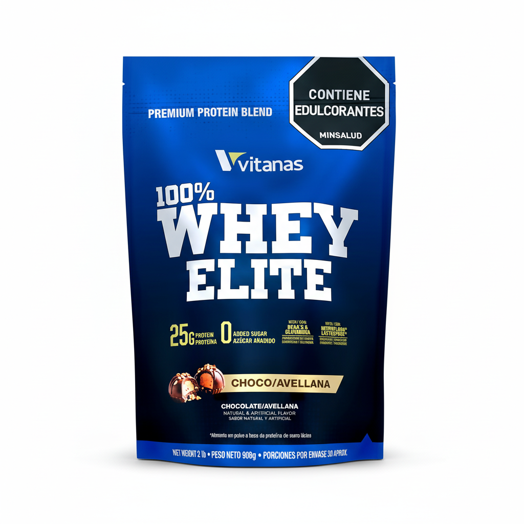 100%  PROTEINA WHEY ELITE /2 LB