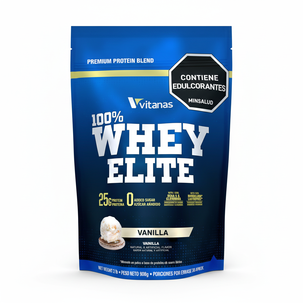 100%  PROTEINA WHEY ELITE /2 LB