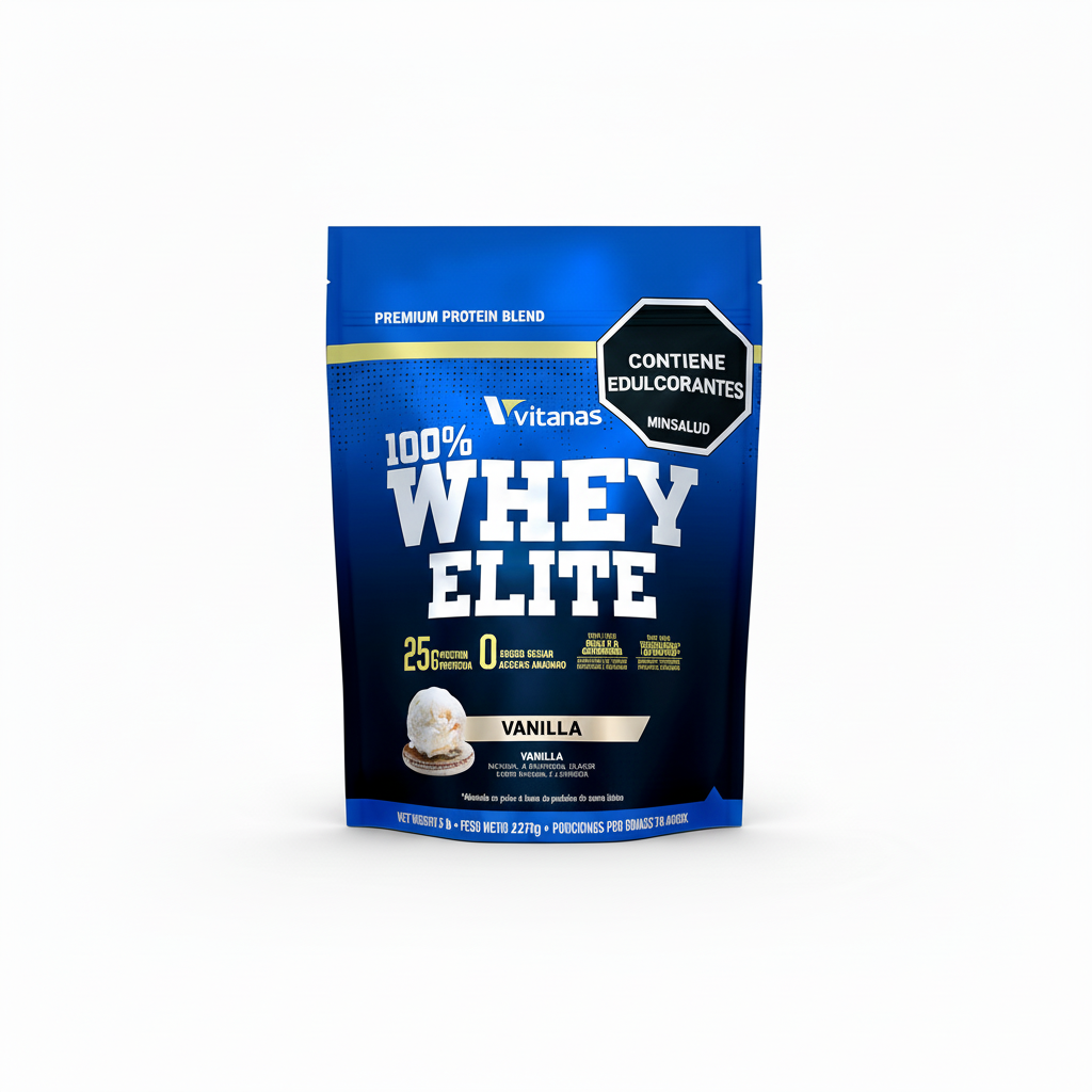 100% PROTEÍNA WHEY ELITE /5 LB