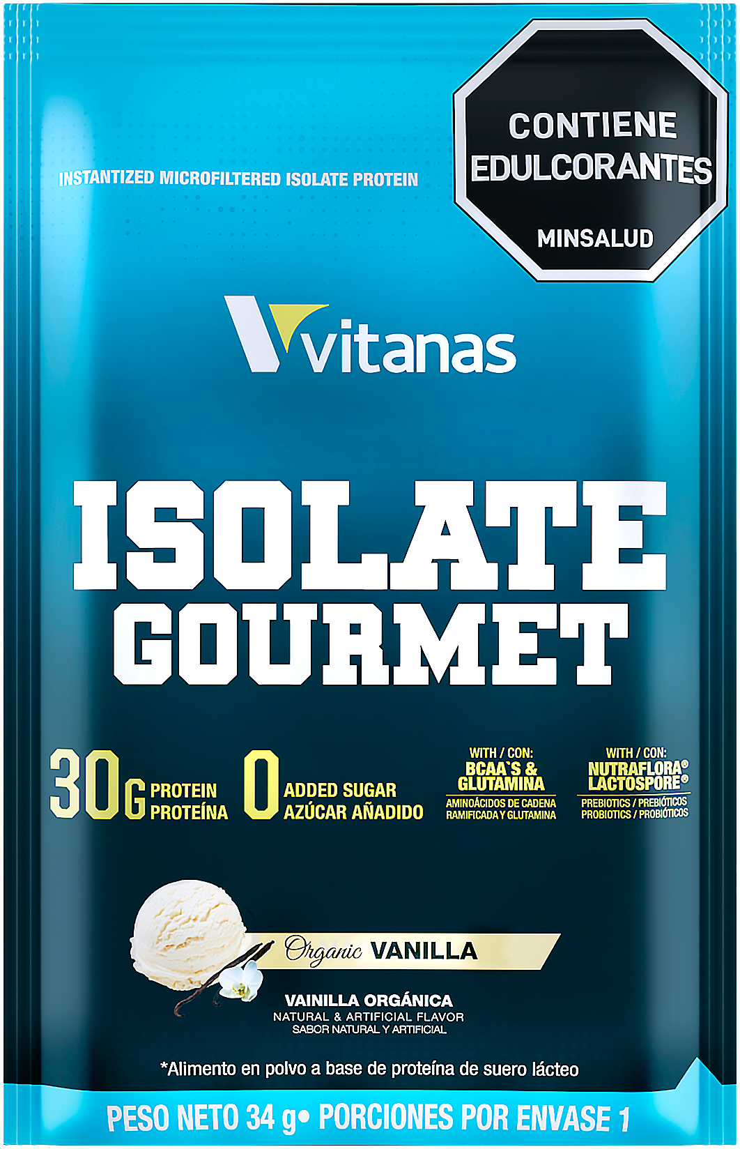 PROTENA AISLADA: ISOLATE GOURMET / 15 SACHETS