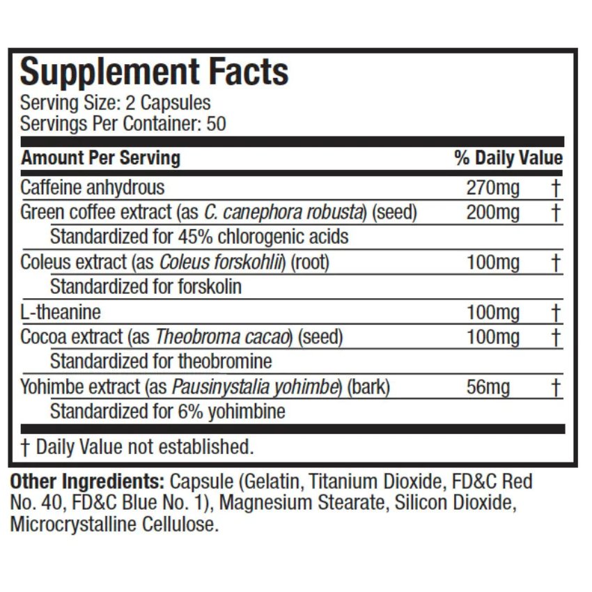 HYDROXYCUT HARDCORE ELITE - TERMOGENICO