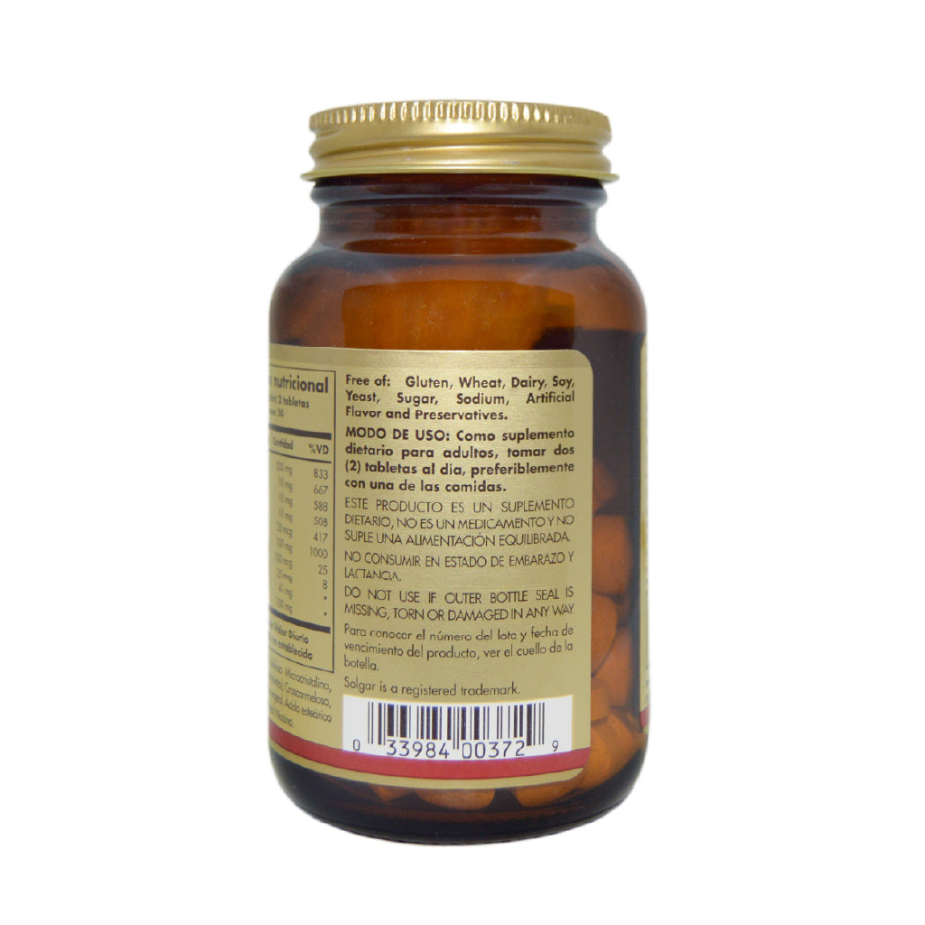 B-COMPLEX CON VITAMINA C  / 100 CÁPSULAS