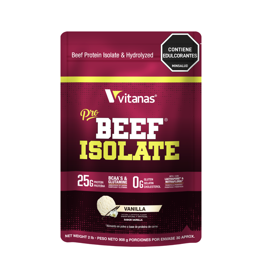 PROTEINA AISLADA E HIDROLIZADA: PRO BEEF ISOLATE /2 LBS