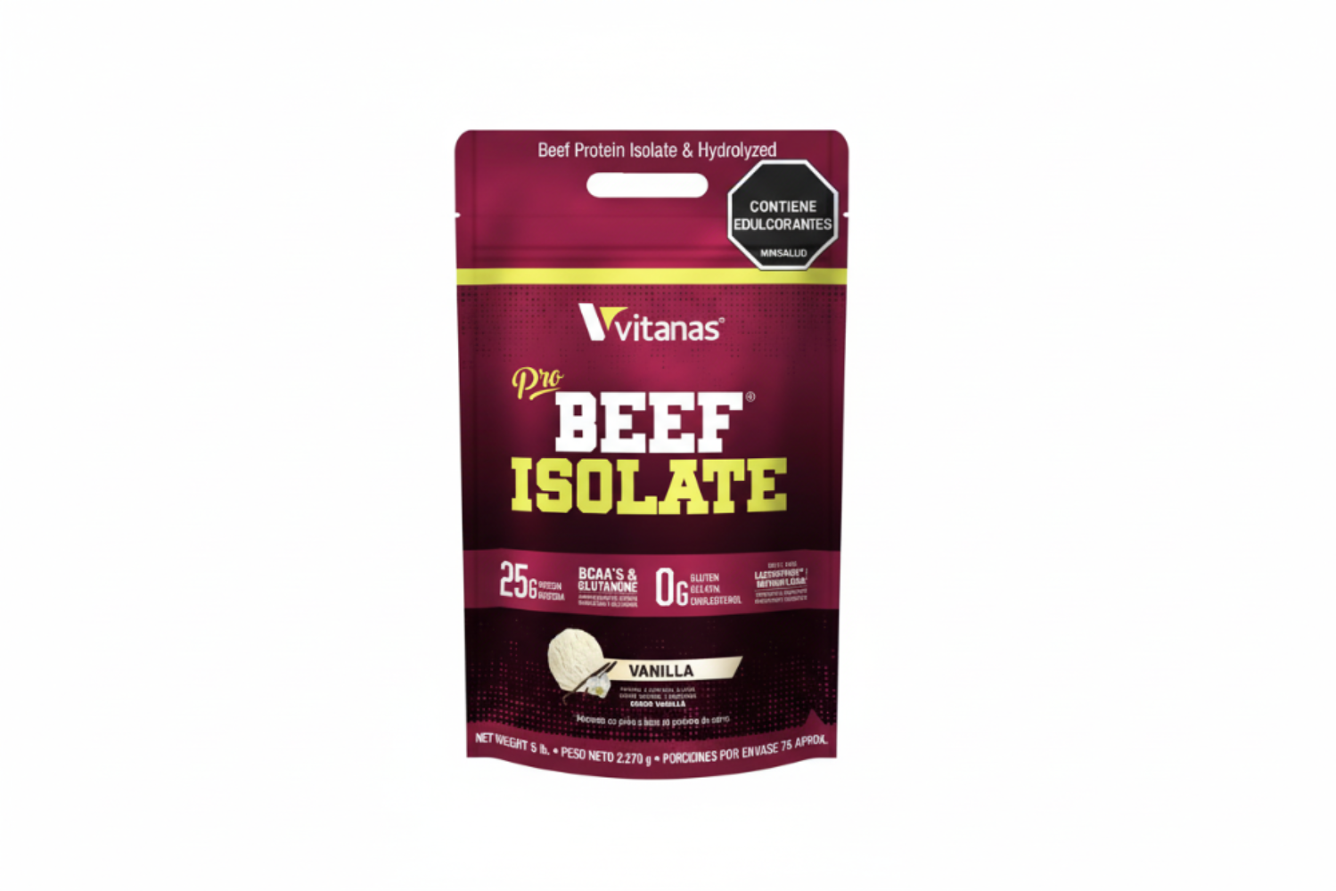 PROTEINA AISLADA E HIDROLIZADA: PRO BEEF ISOLATE  /5LBS