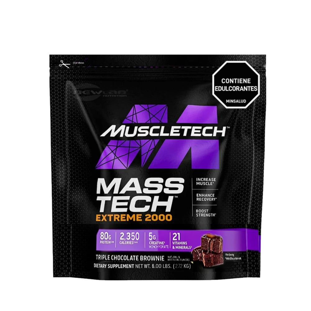 MASS TECH EXTREME 2000 6 LB - PROTEÍNA HIPERCALORICA - MUSCLETCH