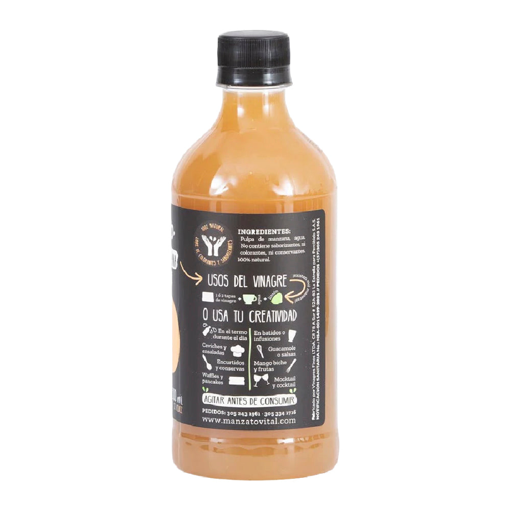 VINAGRE DE MANZANA CON LA MADRE 500 ML