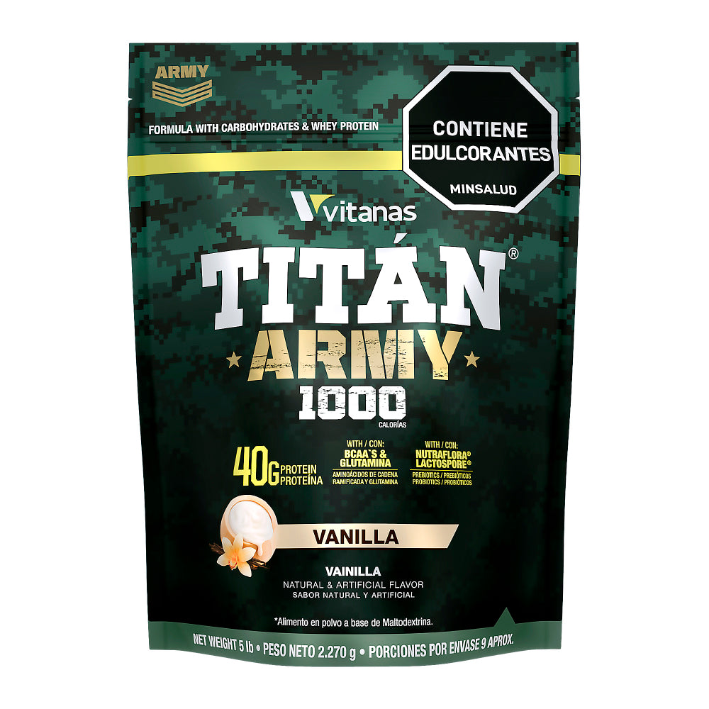 TITAN ARMY 5 LB - PROTEINA HIPERCALORICA