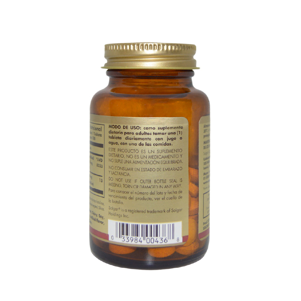 VITAMIN B12 / 500 MCG  /  100 CÁPSULAS