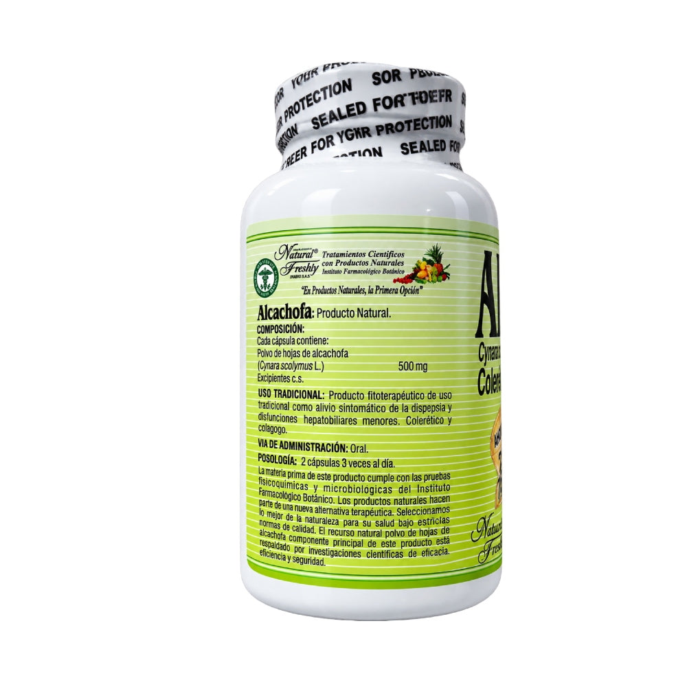 ALCACHOFA 500 MG - 50 CAPSULAS - COLERÉTICO-COLAGOGO