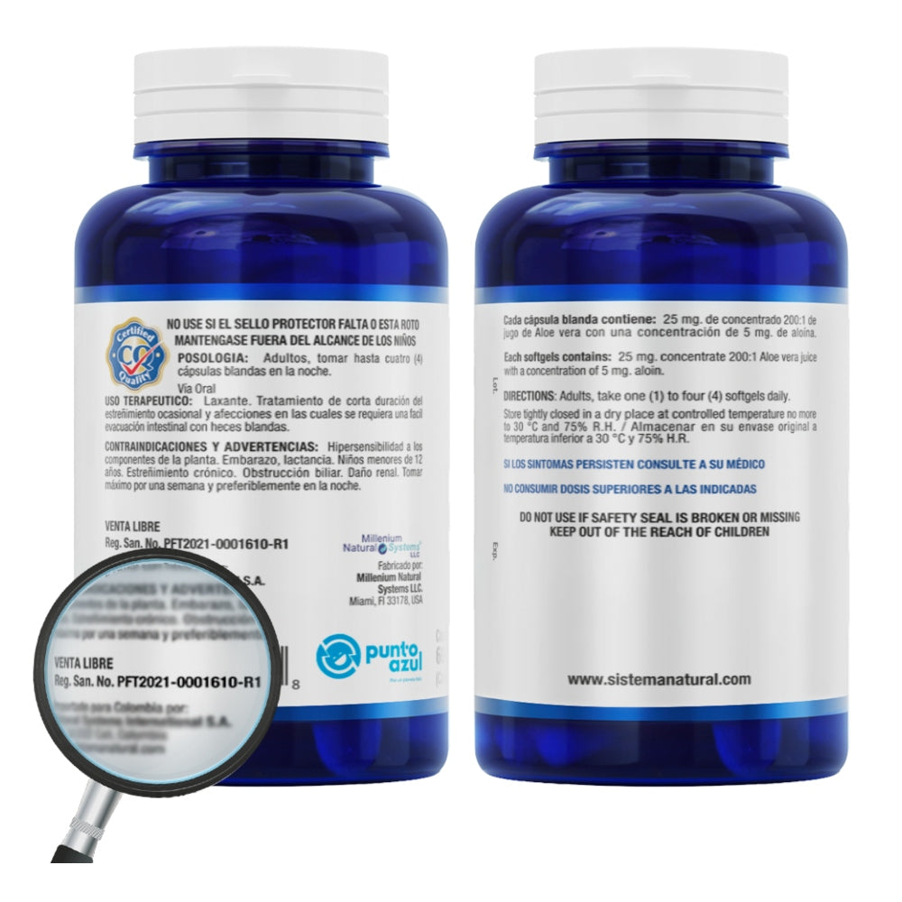 ALOE VERA - 60 SOFTGELS