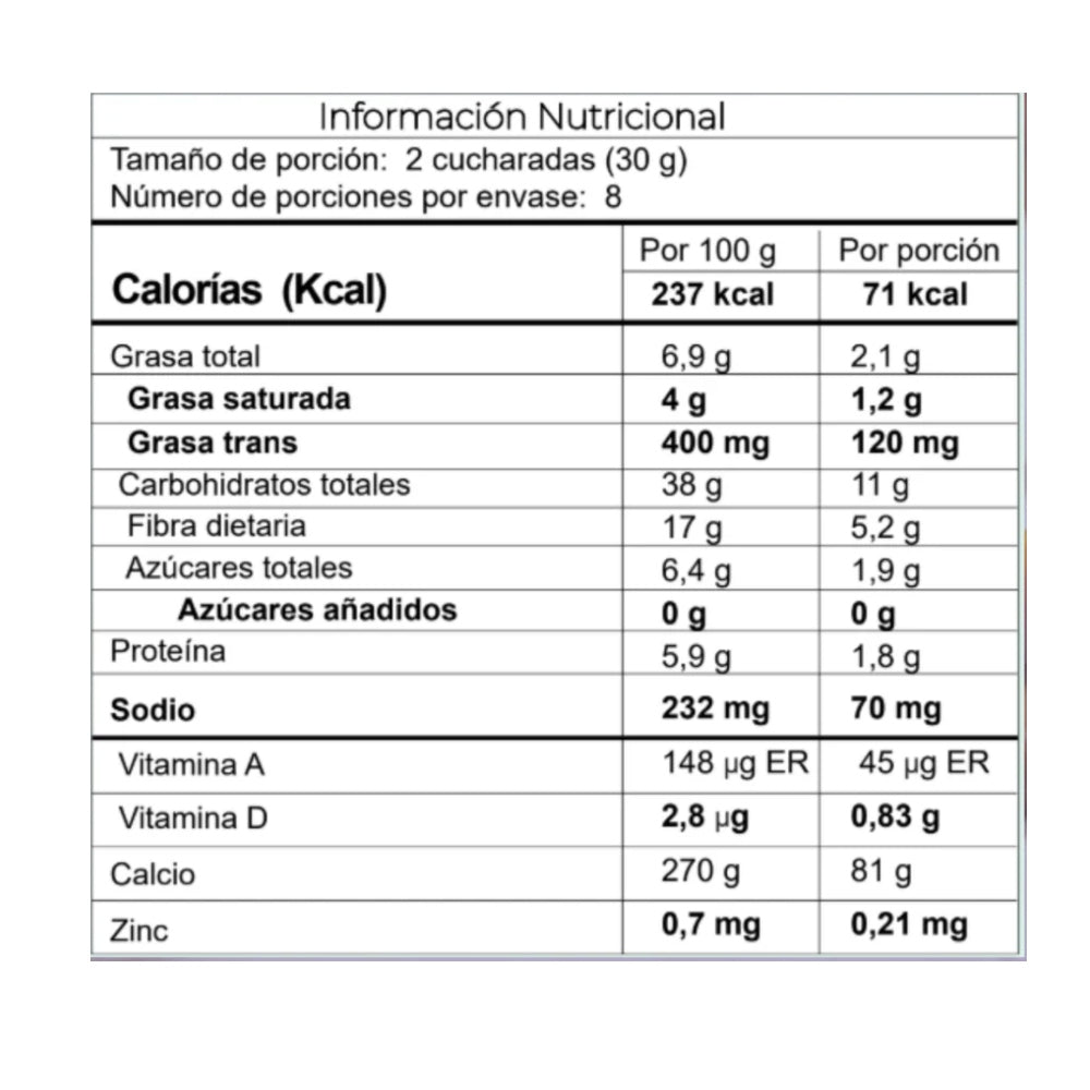 AREQUIPE ZERO 230 G - SINUTRENTI