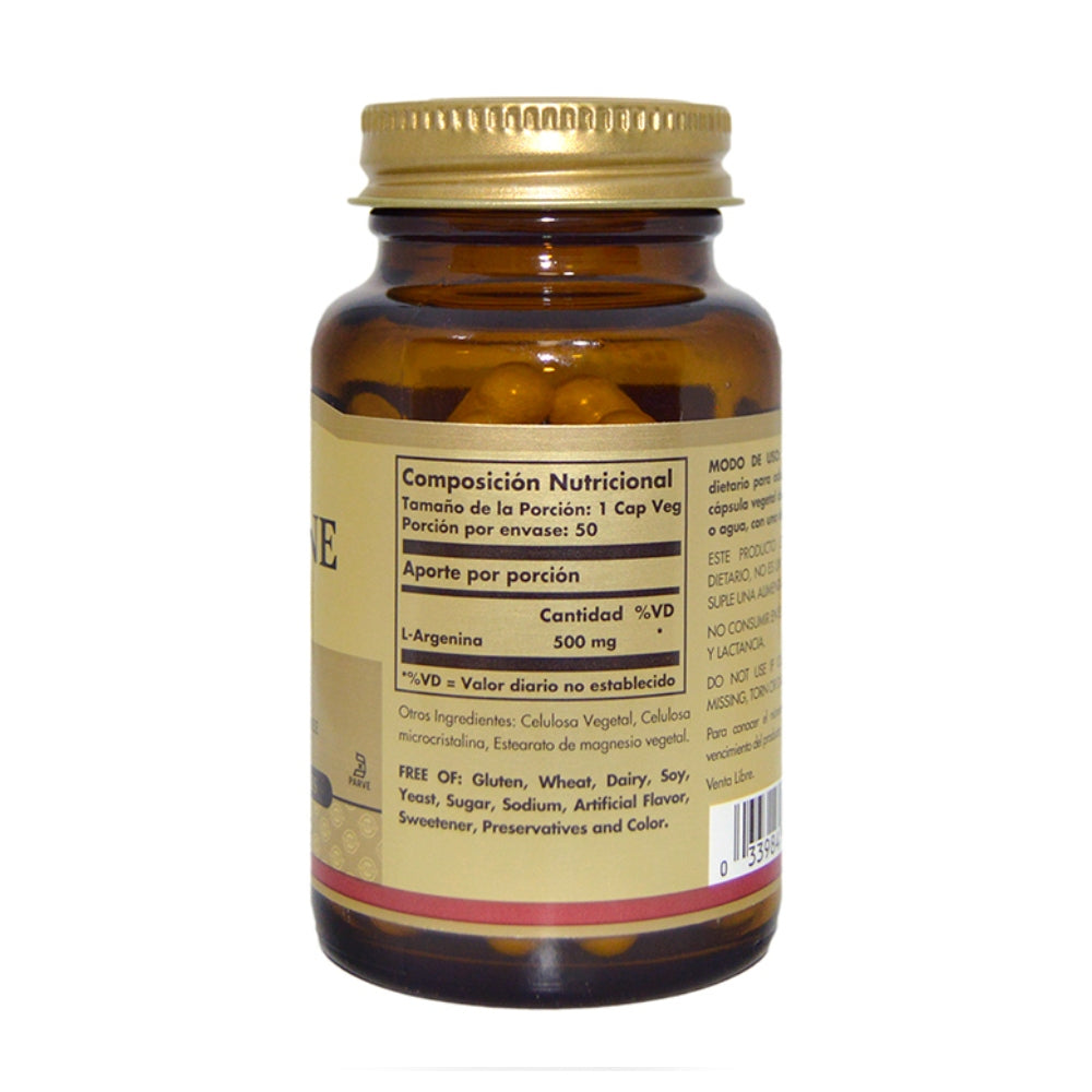 L-ARGININE 500 MG - 50 TABLETAS