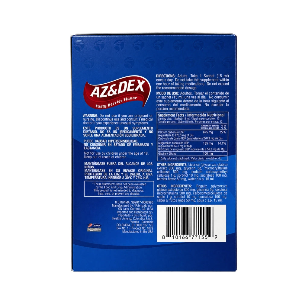 AZ&DEZ LIQUID - 12 SACHETS