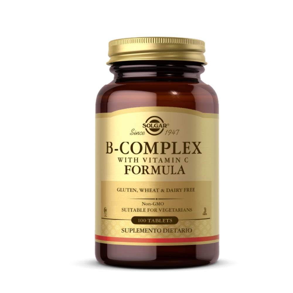 B-COMPLEX CON VITAMINA C - 100 TABLETAS