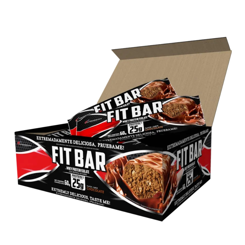 BARRAS DE PROTEINA FITBAR /60G- UNIDAD