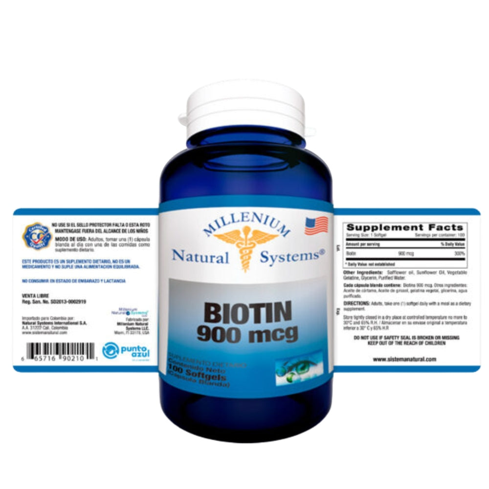 BIOTINA / 900 MCG