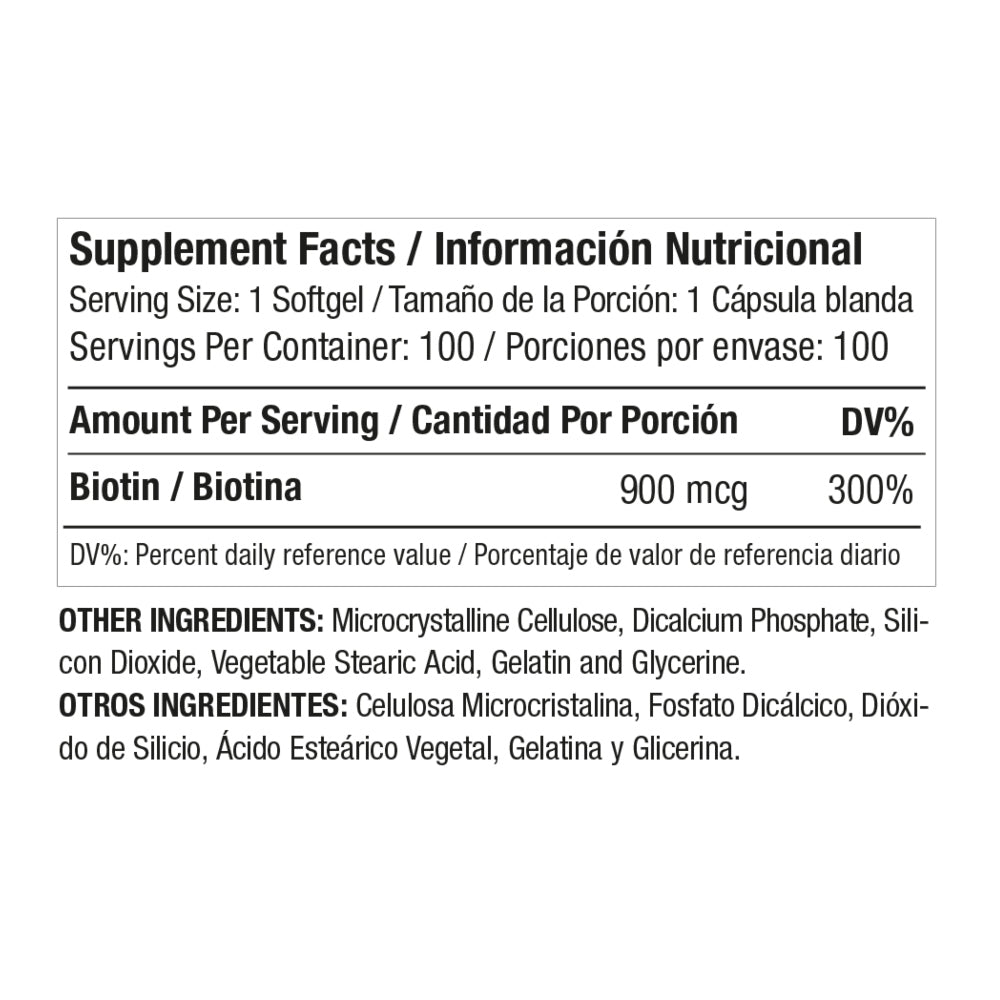 BIOTIN 900 MCG