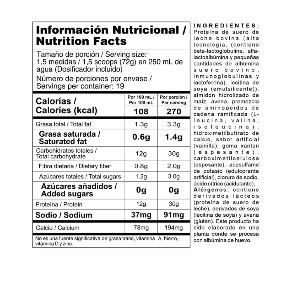 BIPRO MASS 3 LB - PROTEINA CON CARBOHIDRATOS
