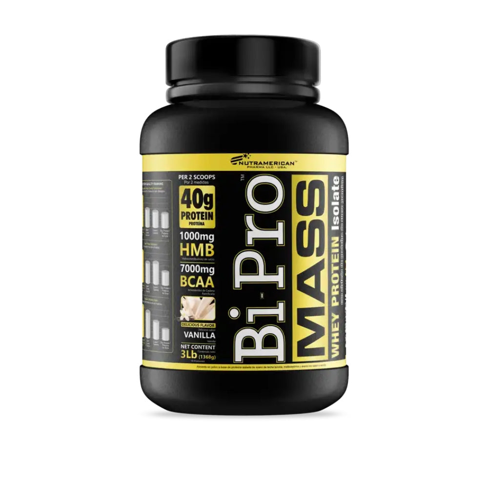 BIPRO MASS 3 LB - PROTEINA CON CARBOHIDRATOS