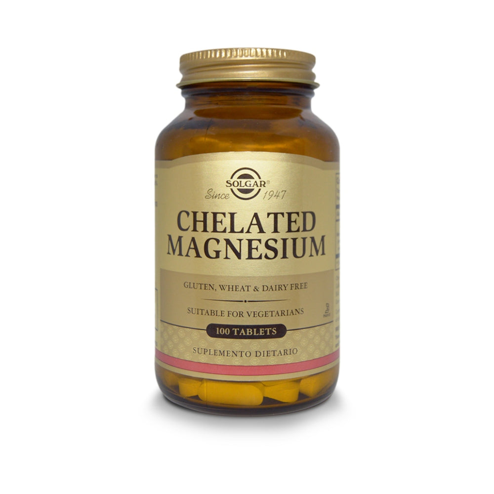 CHELATED MAGNESIUM - 100 TABLETAS - MAGNESIO QUELADO