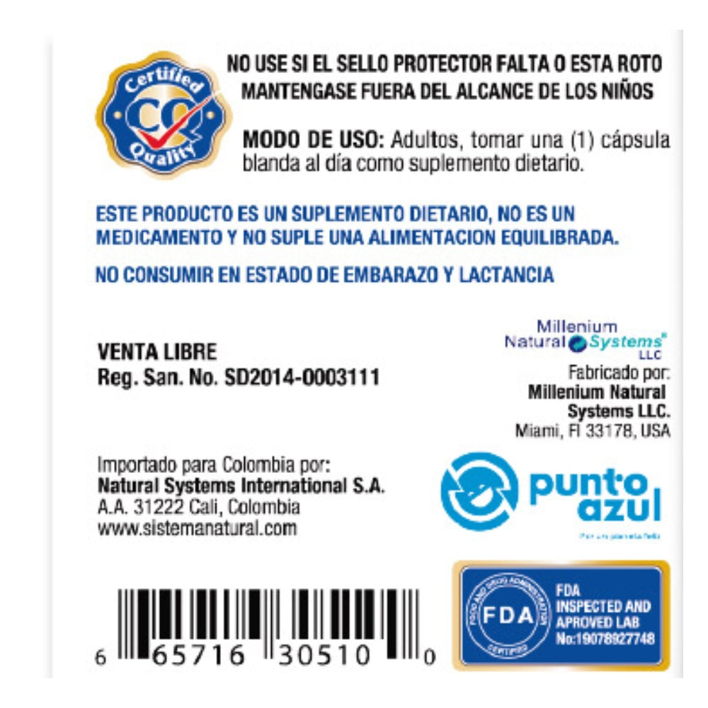 CHROMIUM PICOLINATE 400 MCG - 100 SOTGELS