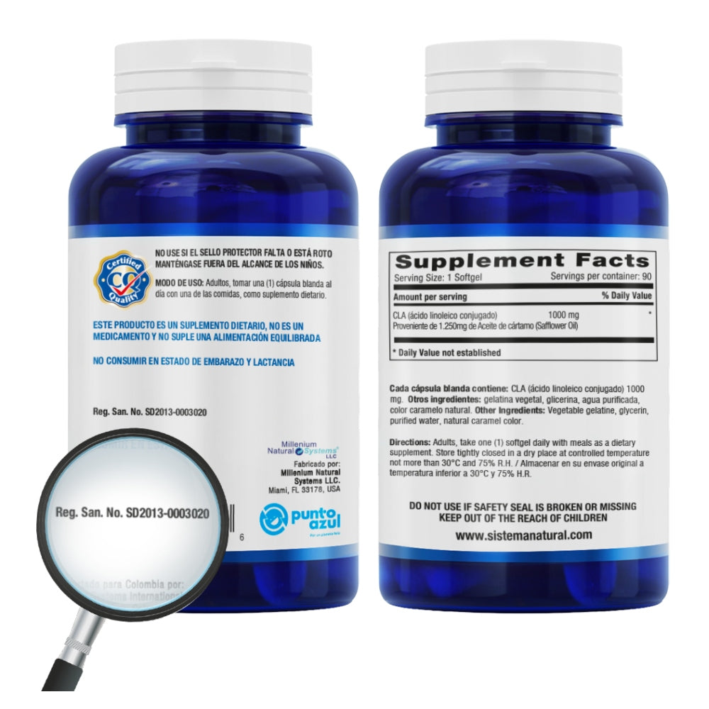 CLA 1000 MG - ACIDO LINOLEICO CONJUGADO