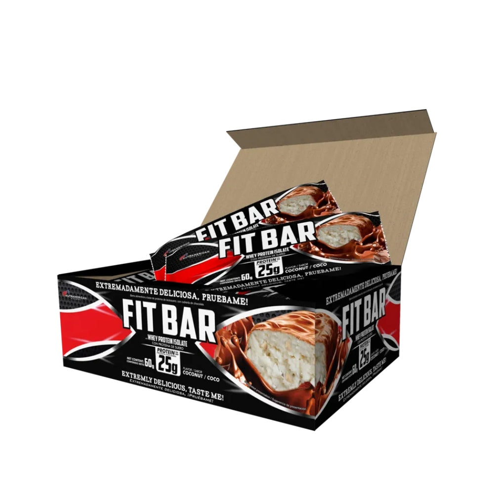 BARRAS DE PROTEINA FITBAR /60G- UNIDAD