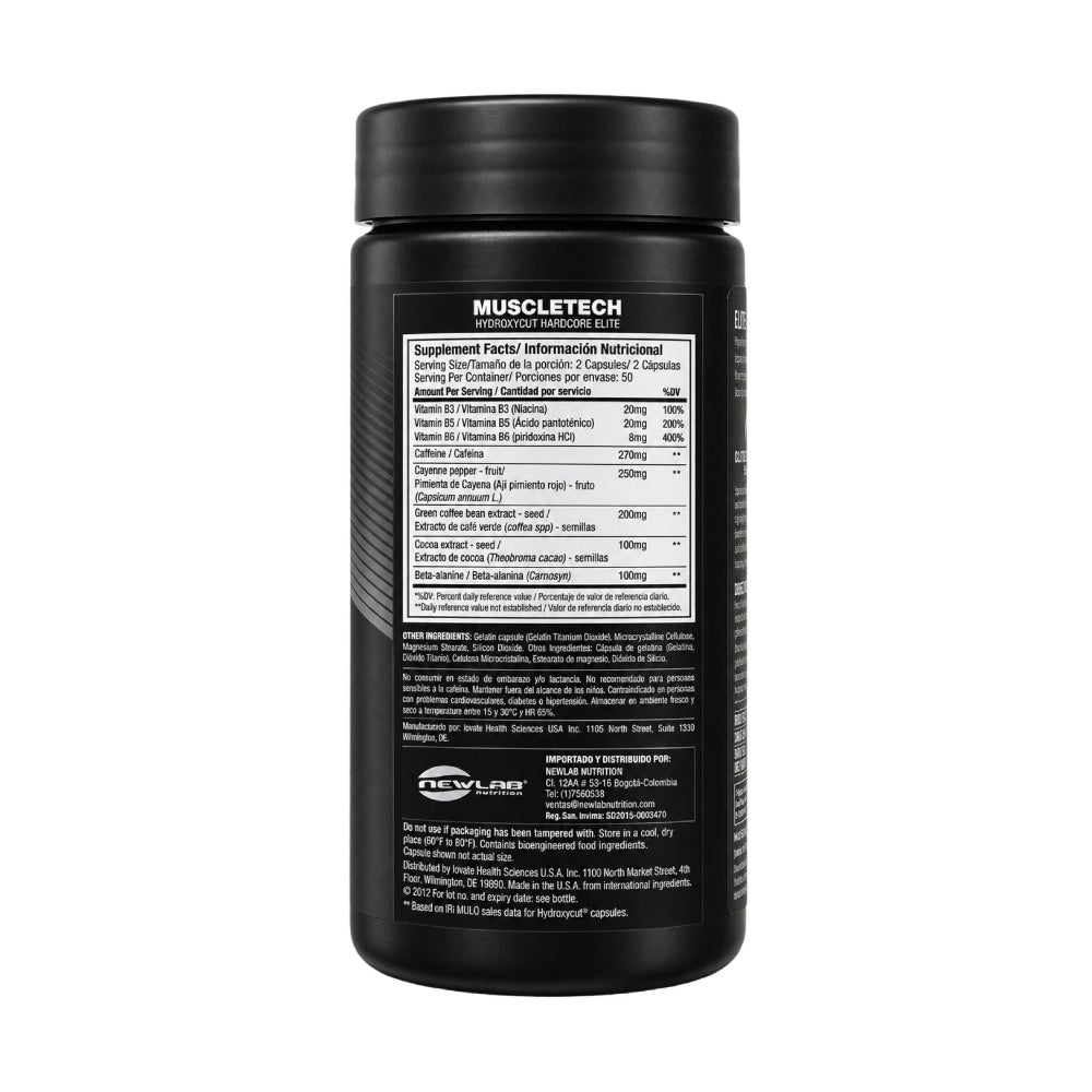 HYDROXYCUT HARDCORE ELITE - TERMOGENICO