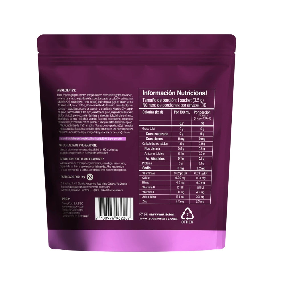 INNERBLOOM - FRUTOS ROJOS 105G - INOSITOL 40:1