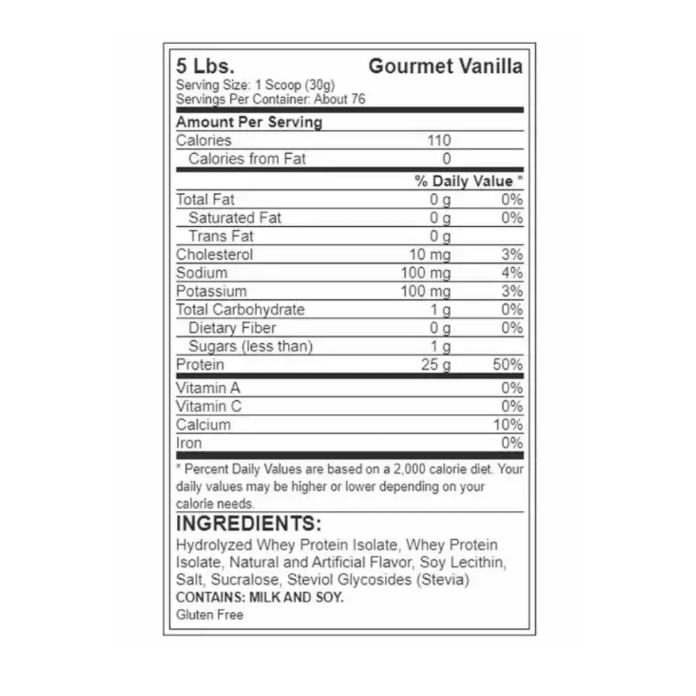 ISO 100 5 LB - PROTEÍNA AISLADA - DYMATIZE