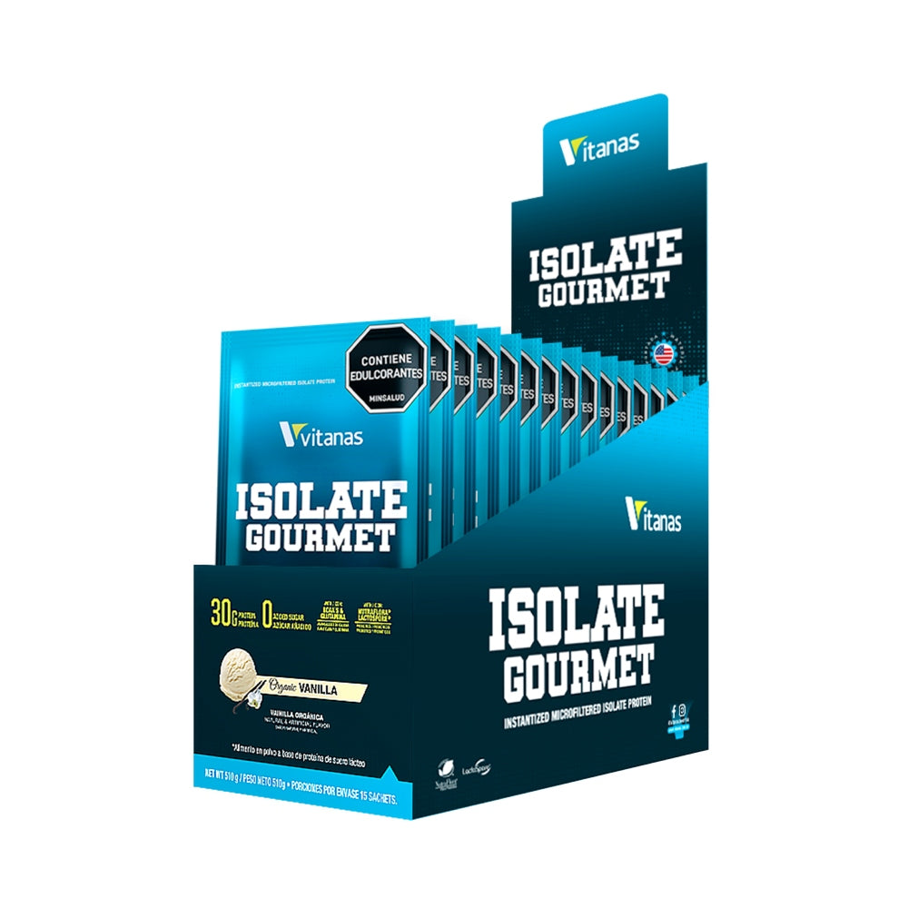 ISOLATE GOURMET DISPLAY - 15 SACHETS