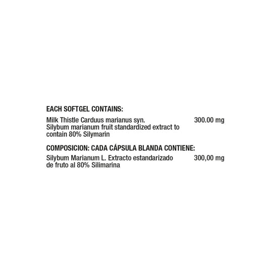 Milk Thistle 300mg 90 capsulas