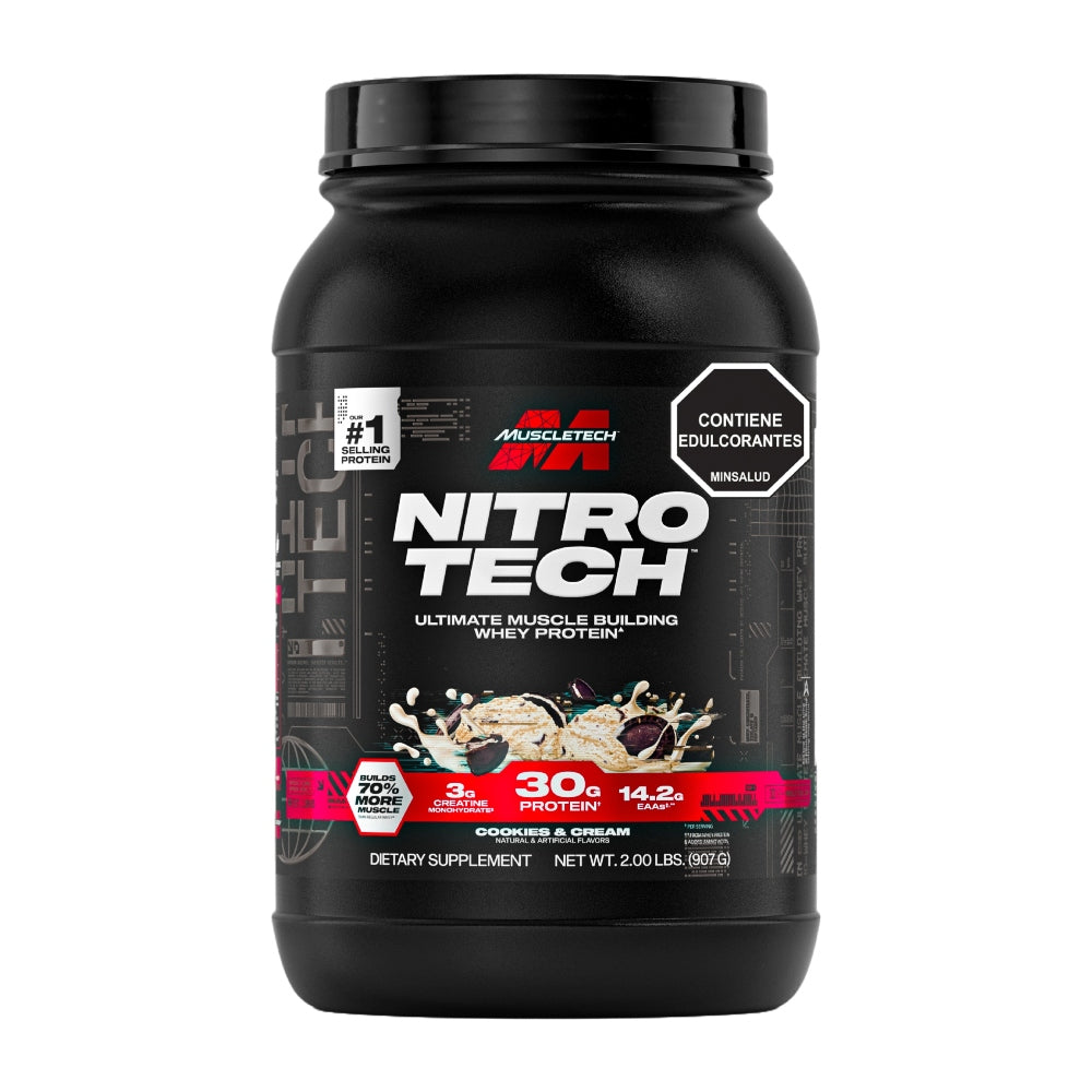 NITRO TECH 2 LB - PROTEINA CON CREATINA