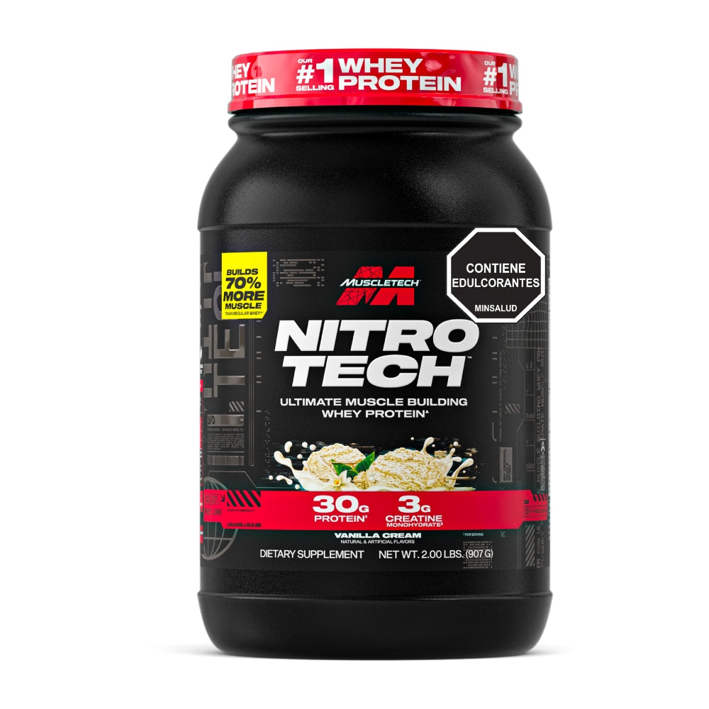 NITRO TECH 2 LB - PROTEINA CON CREATINA
