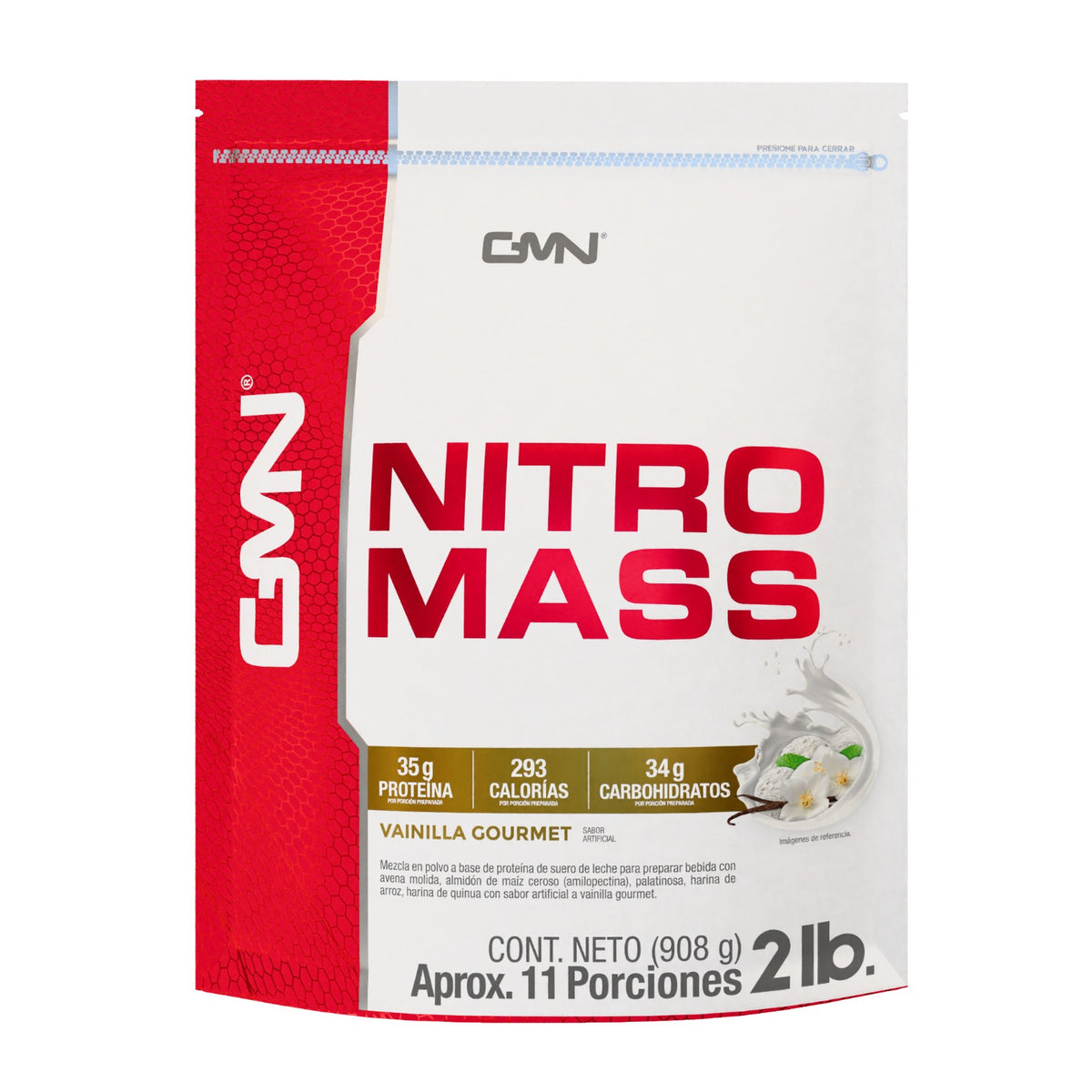 NITRO MASS 2 LB - PROTEINA WHEY