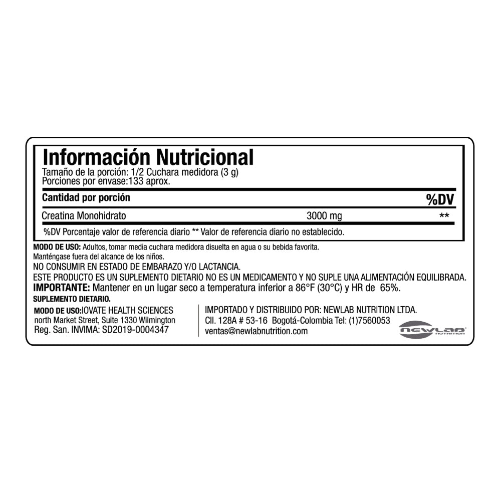 CREATINA MONOHIDRATADA MICRONIZADA: PLATINUM CREATINA