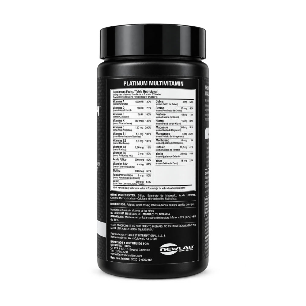 PLATINUM MULTIVITAMIN - 90 TAB.