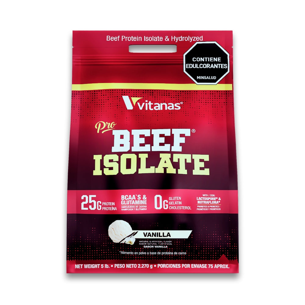 PRO BEEF ISOLATE 5 LB - PROTEINA HIDROLIZADA DE CARNE