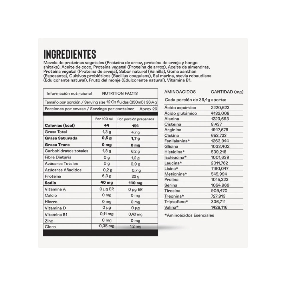 PROTEINA VEGETAL / 946GR