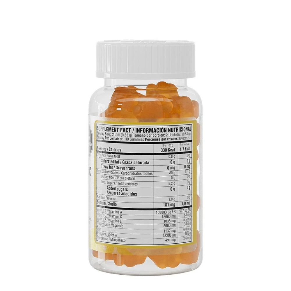 TURMERIC & GINGER 60 GUMMIES - CURCUMA Y JENGIBRE