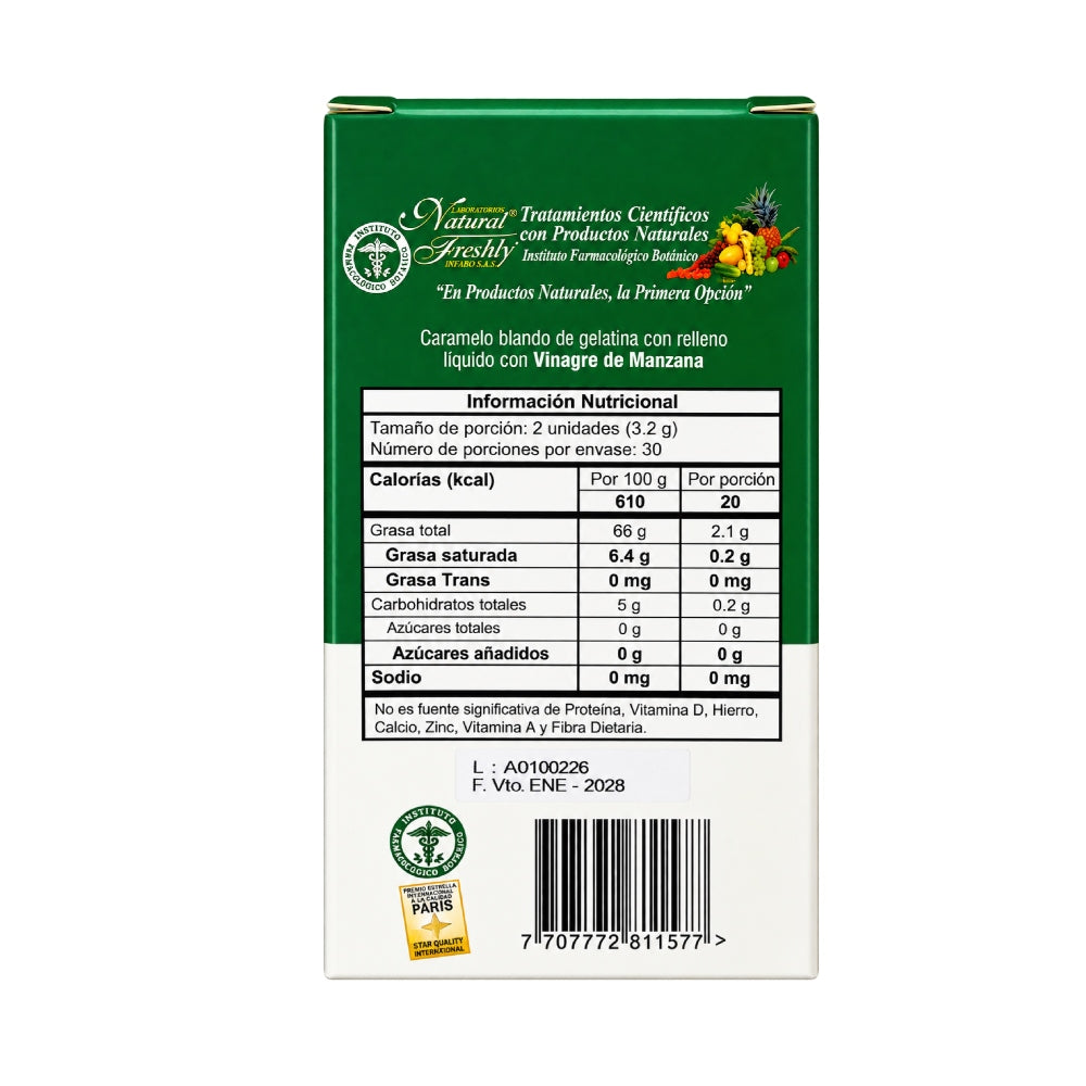 VINAGRE DE MANZANA - 60 SOFTGELS