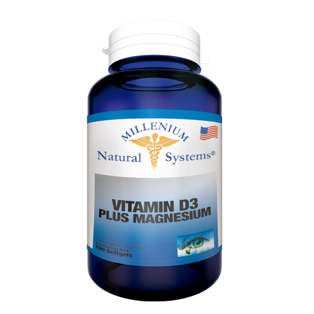 VITAMINA D3 2000 IU + MAGNESIUM - 100 SOFTGELS