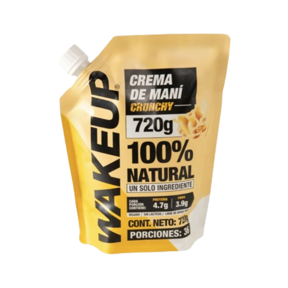 CREMA DE MANI CRUNCH 720 G - WAKE UP