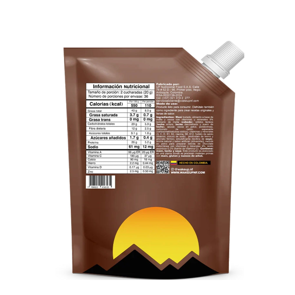 CREMA DE MANI CHOCOLATE /720G