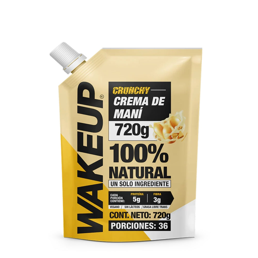 CREMA DE MANI CRUNCHS /720 G - WAKE UP