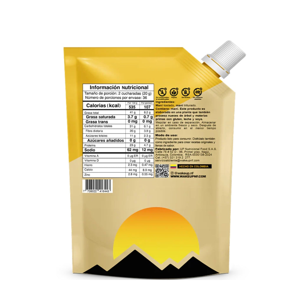 CREMA DE MANI CRUNCHS /720 G - WAKE UP
