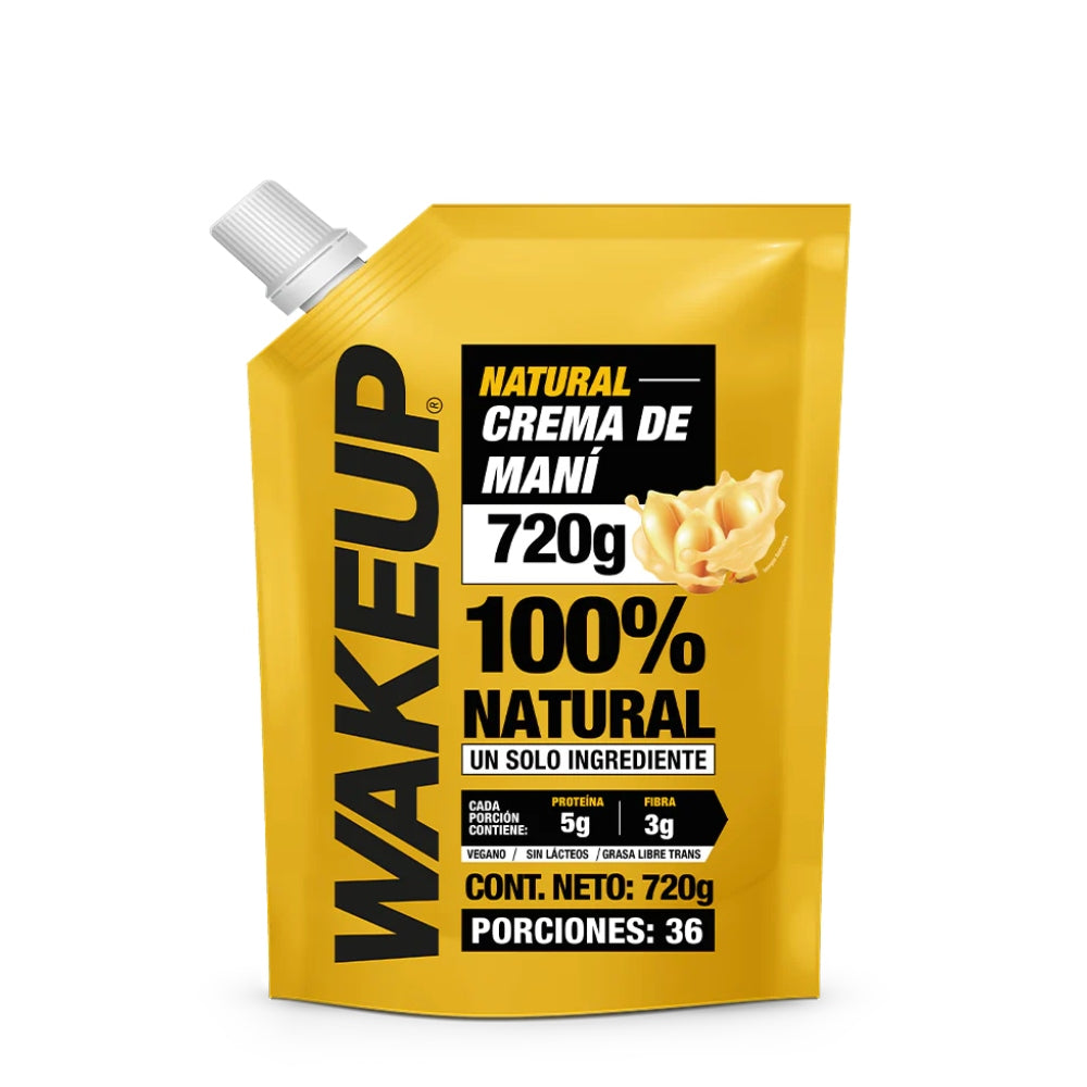 CREMA DE MANI NATURAL /720 G - WAKEUP
